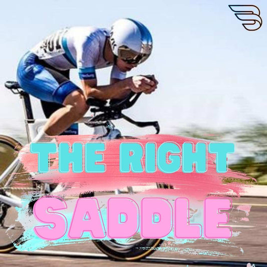 Man racing bike down road