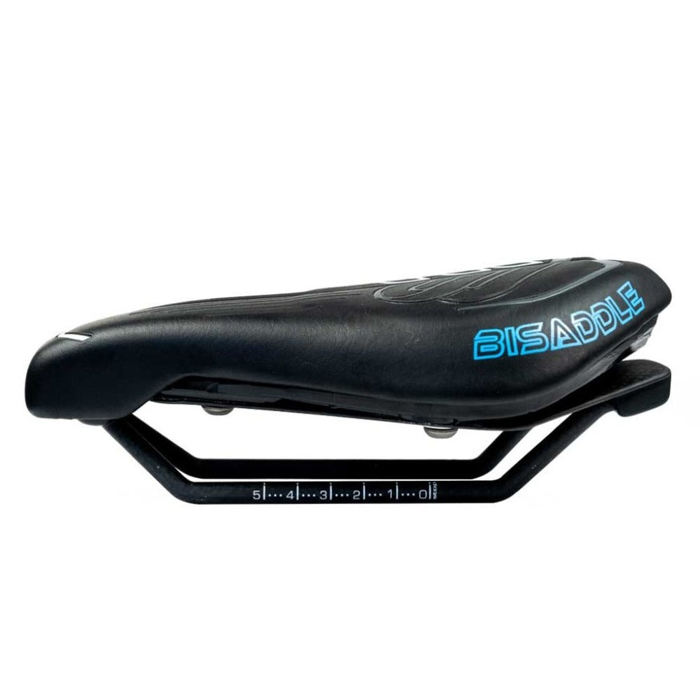 bisaddle srt black side view with carbon mount