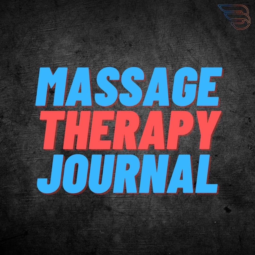 Title that reads "Massage Therapy Journal"