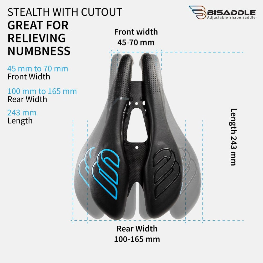 Bike best sale saddle width